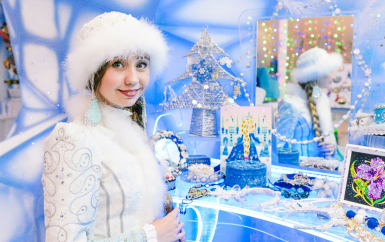 Костромская Снегурочка - в гости к деду морозу