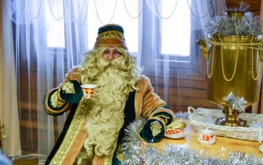 Татарский Дед Мороз - в гости к деду морозу