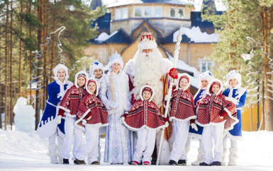 Дед Мороз из Великого Устюга - в гости к деду морозу